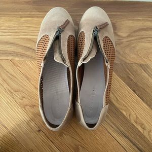 Brown Daniella Lehavi leather shoes with zipper